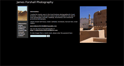 Desktop Screenshot of jamesforshallphotography.com